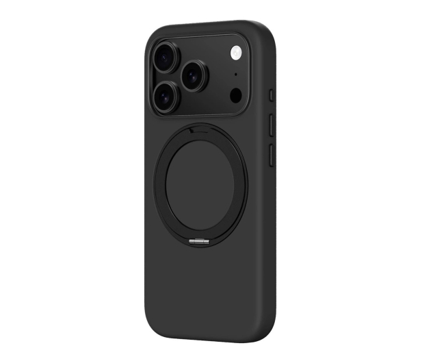 AmazingThing Cloudie na iPhone 17 Pro Max z podstawką - czarne - 1526893 - zdjęcie 3